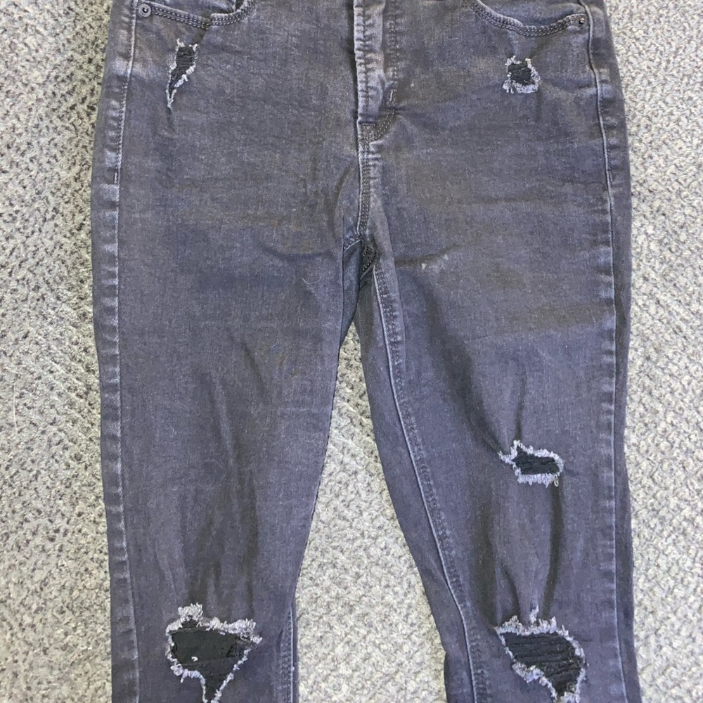 Old Navy black ripped jeans